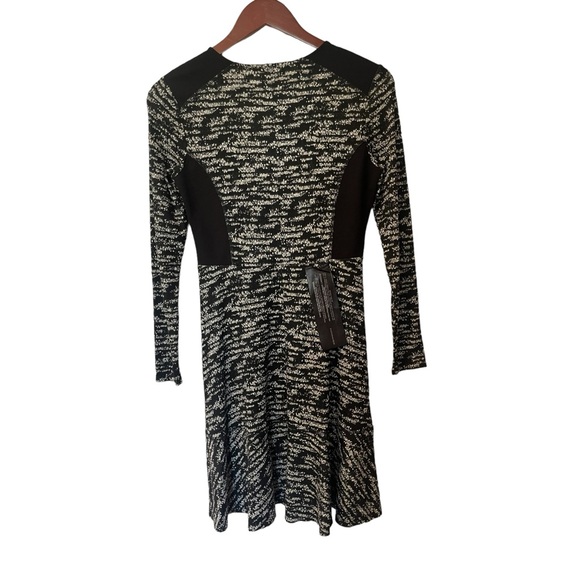 BCBG Grey and Black Dress Stretchy and Flowy Extra Small - Picture 7 of 10